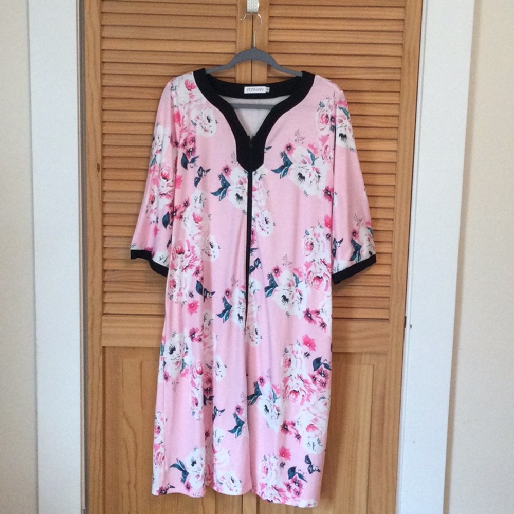 Floral Pink Robe